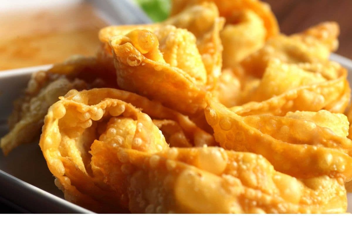 10 Mini Chicken and Veggie Wontons