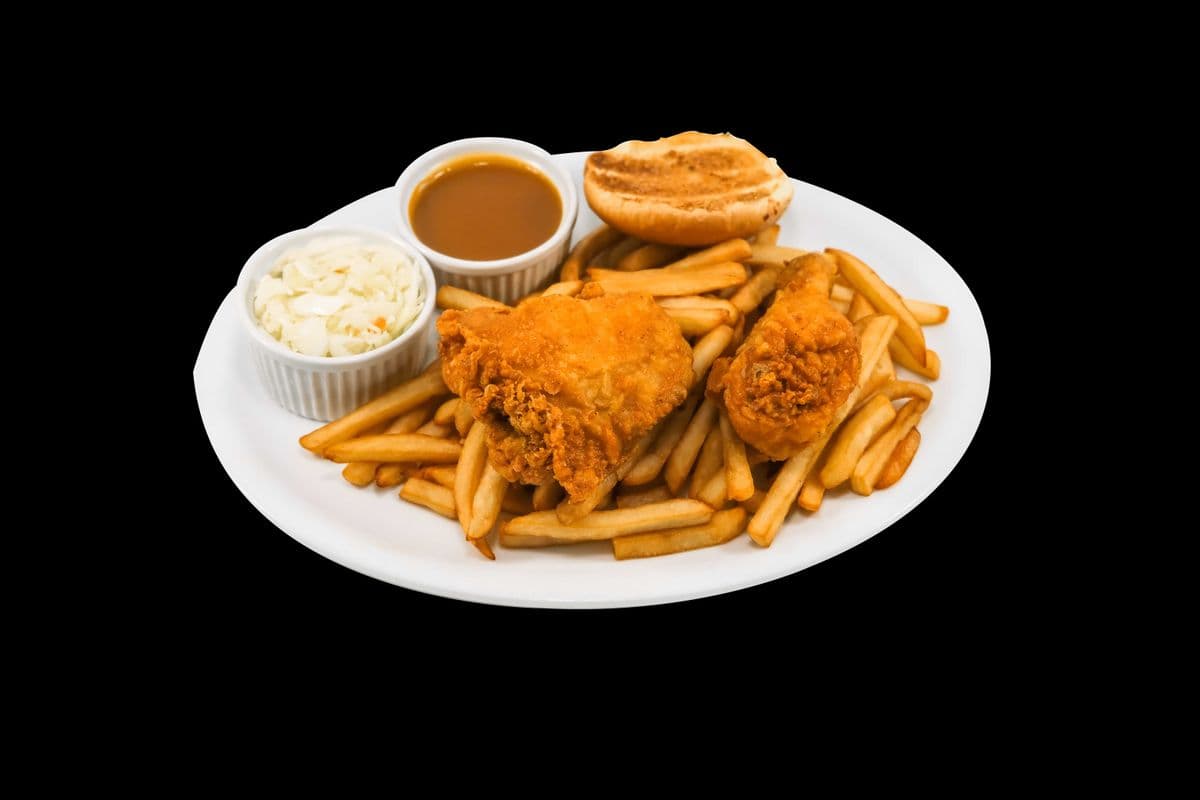 Repas de poulet frit (9 mcx) / Fried Chicken Meal (9 pcs)