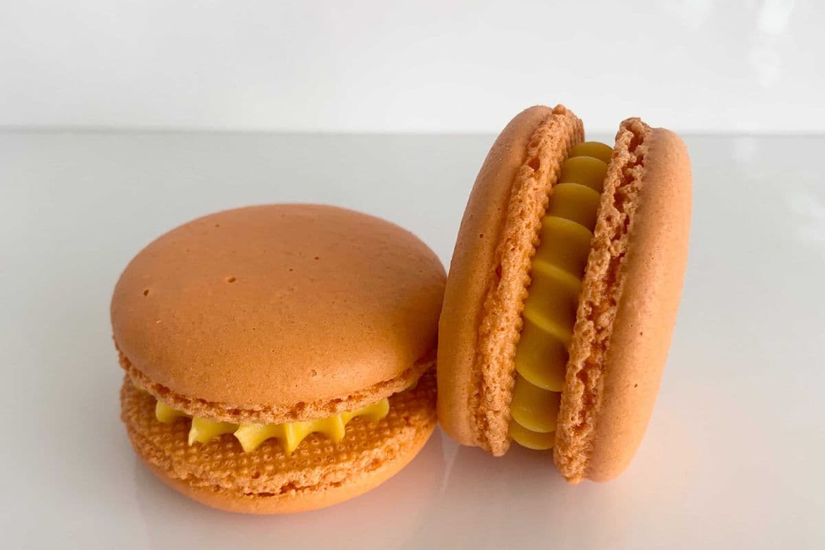 Mango-Pineapple Macaron