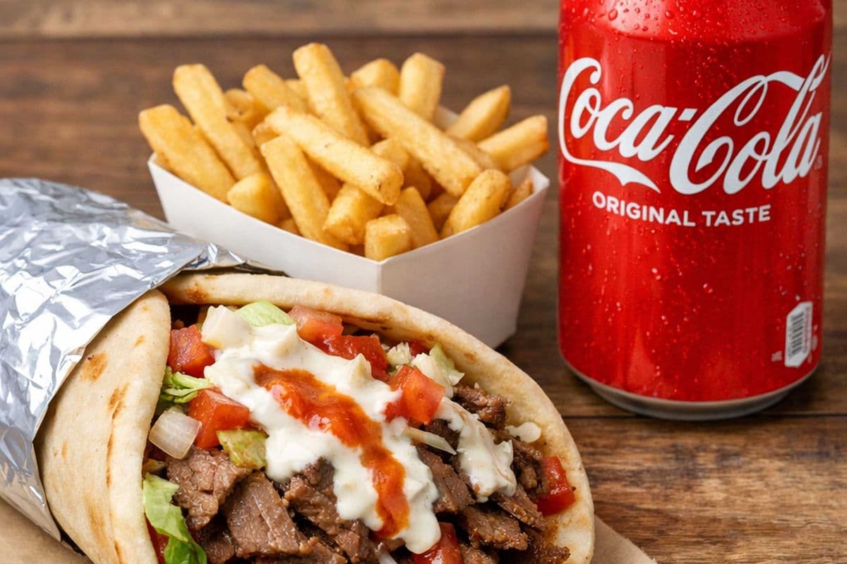 Large Beef Donair Combo