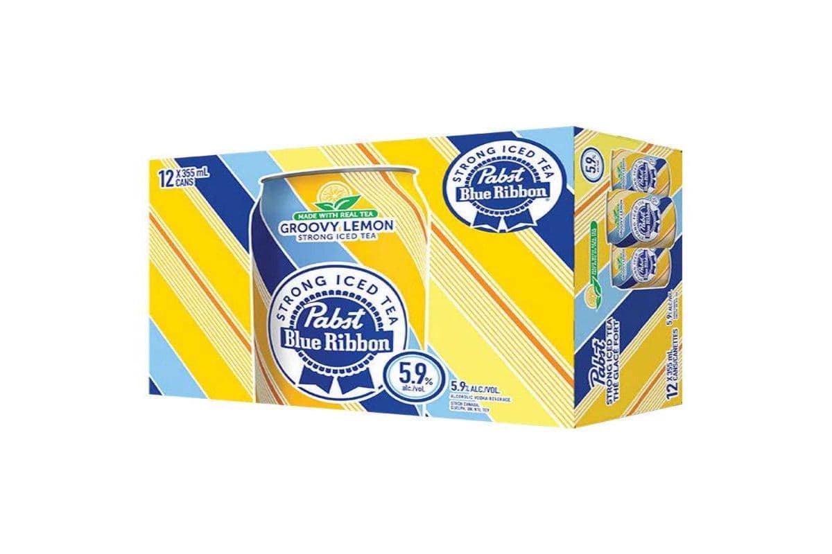 PABST BLUE RIBBON STRONG ICED TEA 12X355ML (1 x 355ML)
