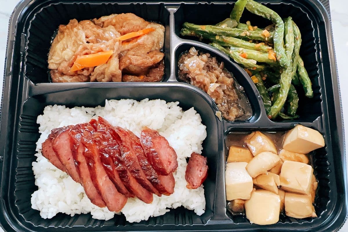 Taiwanese Sausage Bento 台湾香肠饭
