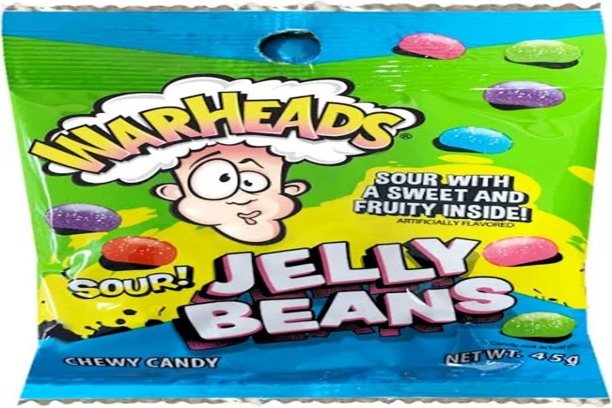 Warheads Sour Jelly Beans (113 g)