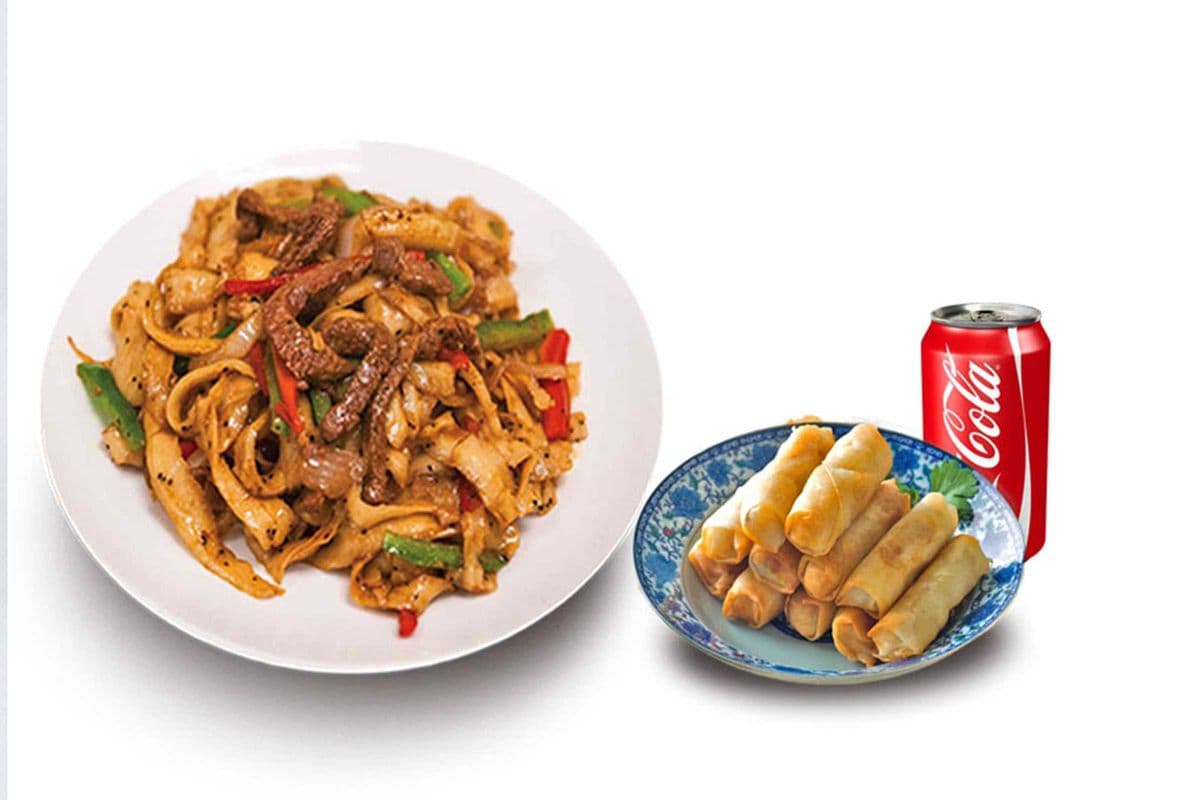 Beefy Chow Mein Combo 牛肉炒面套餐