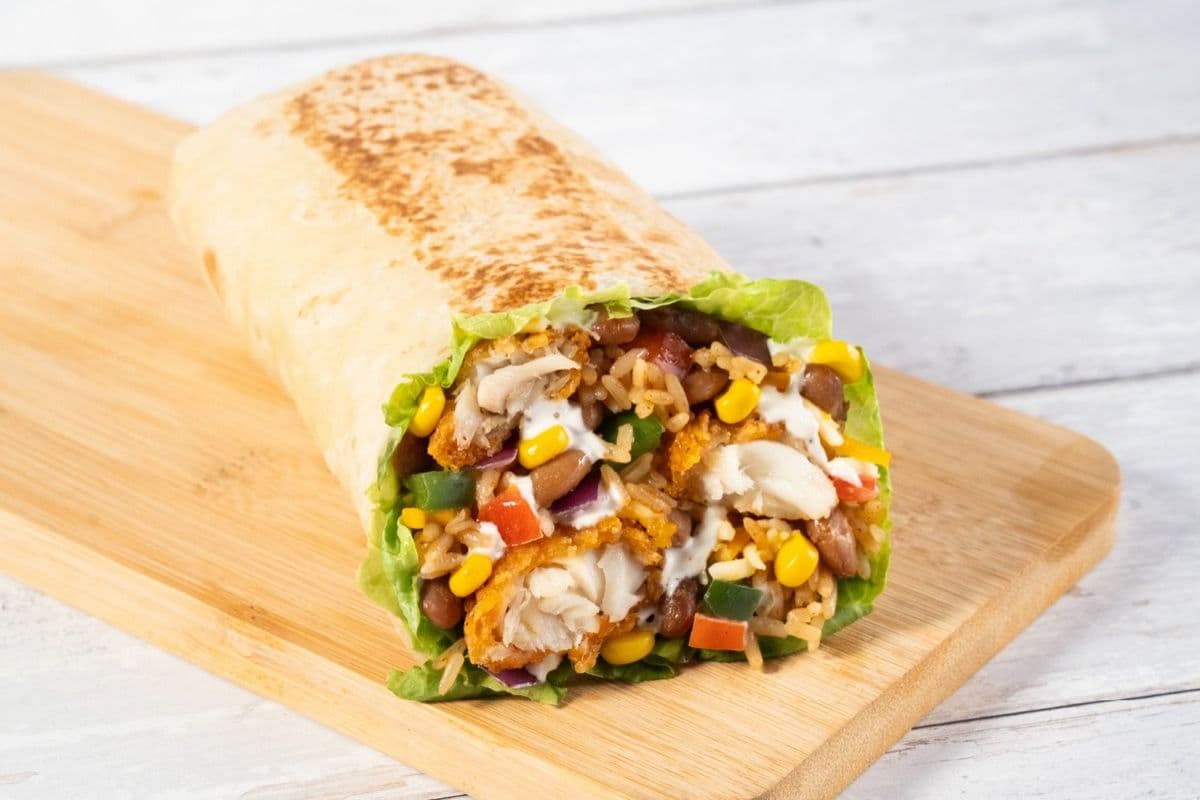 Crunchy Fish Burrito