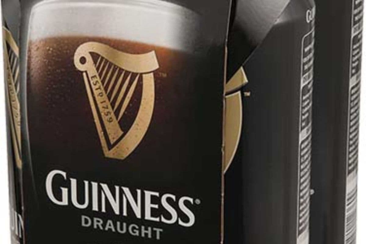 Guinness Draught Stout (4 x 440 ml Cans)