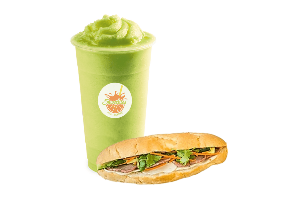 Vietnamese Sub (Banh Mi) and Large Smoothie