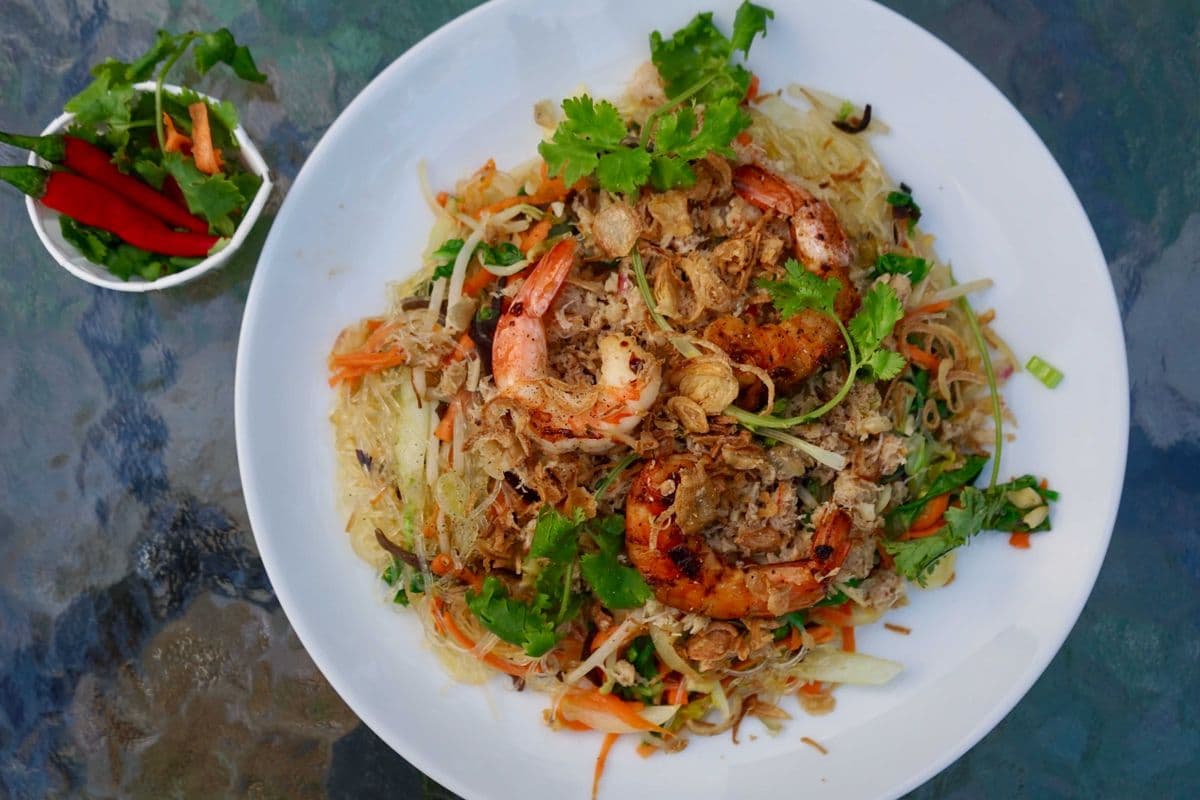 Seafood Glass Noodle Bowl