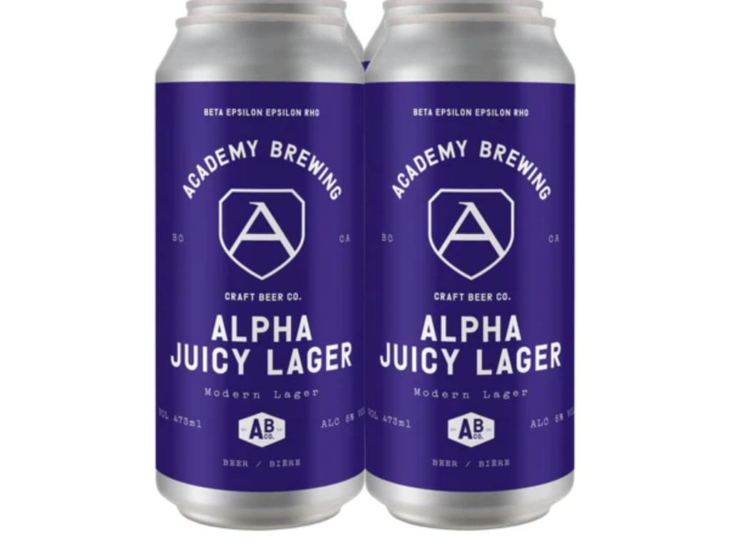 Academy Brewing - Alpha Juicy Lager (4x473ml)