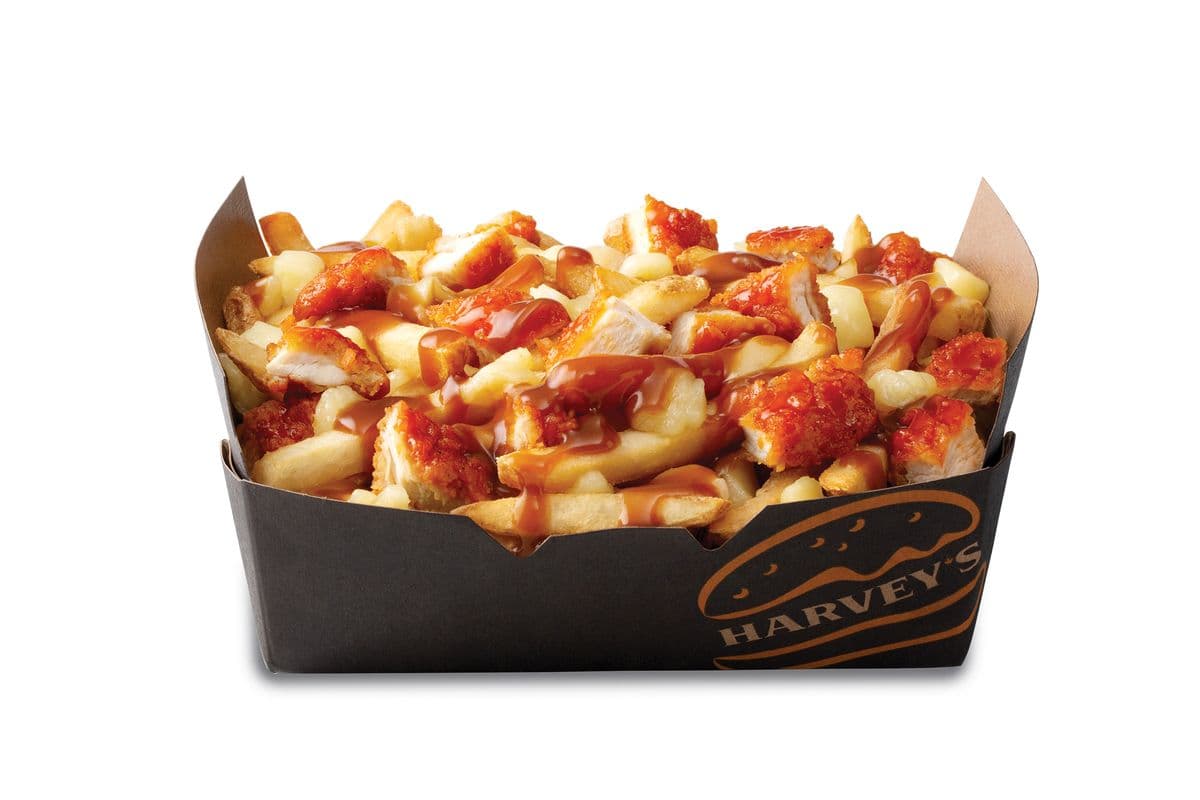 Poutine poulet Buffalo grand format / Buffalo Chicken Poutine - Large