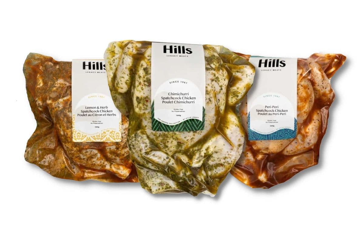 Hills Legacy Meats Marinated Whole Spatchcock Chicken (1200g)