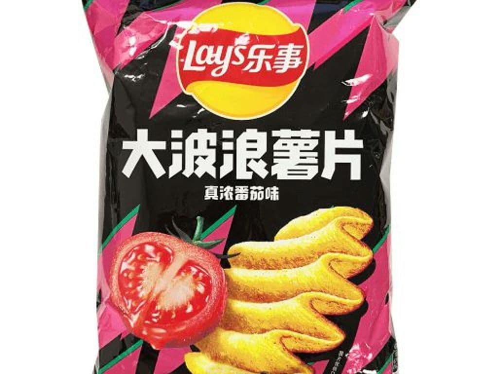 Lays China Big Wave Chips - Tomato