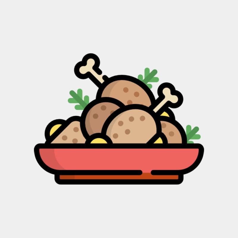 Poulet aux amandes / Chicken with Almonds