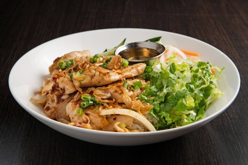 Satay Chicken Rice/Noodles Box