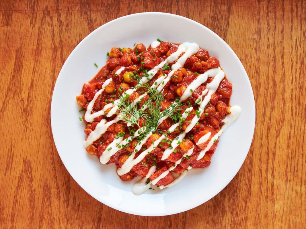 Chickpea Paprikash Side