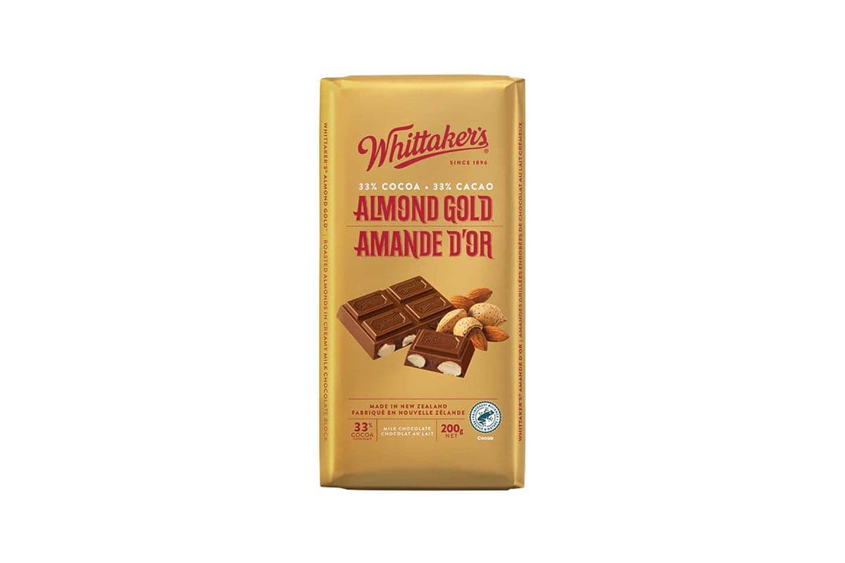 Whittakers - Almond Gold Chocolate Bar (200G)