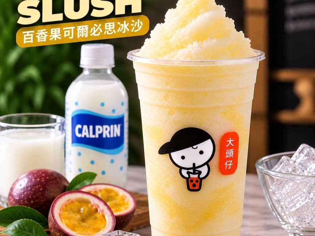 Passion Fruit Calprin Slush (百香果養樂多冰沙)