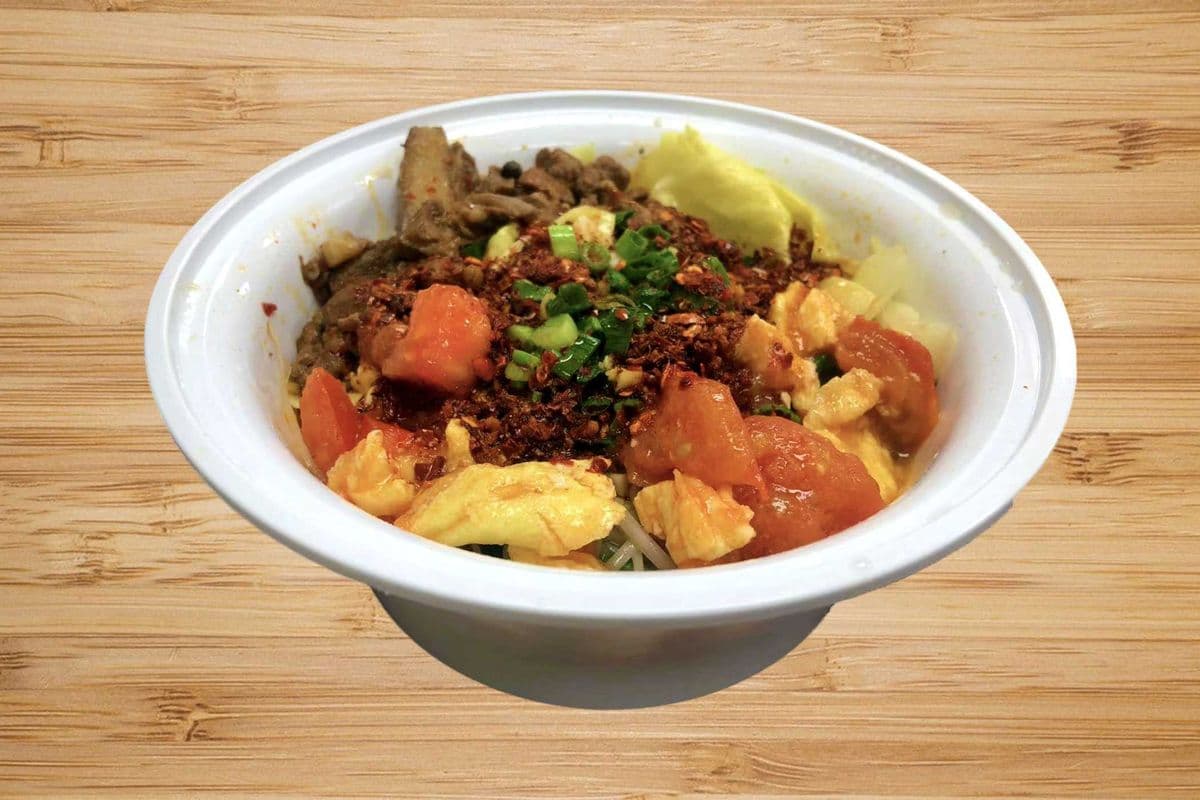 H6: Two Toppings H1+H2 – 西红柿鸡蛋油泼面