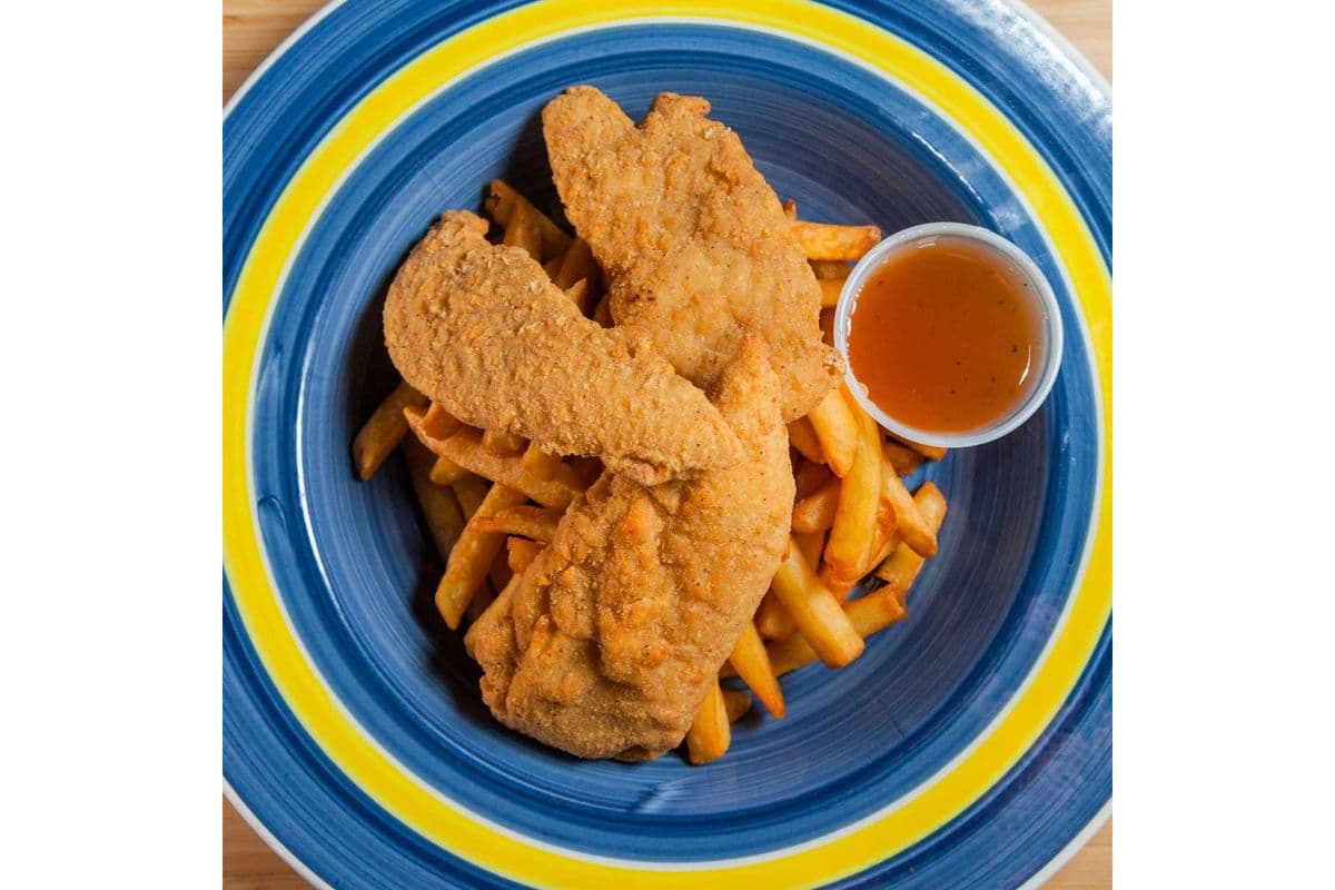 Juicy Chicken Fingers and Fries