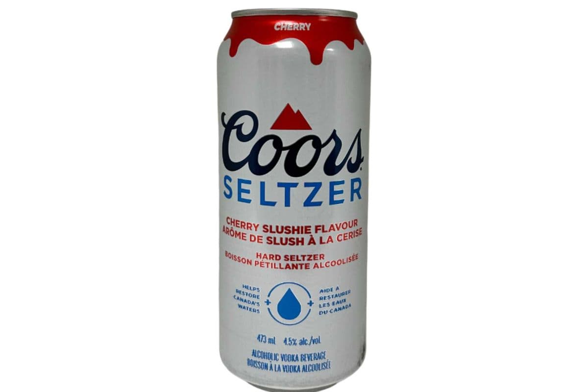 Coors Seltzer Cherry Slushie (1 x 473 ml Can)