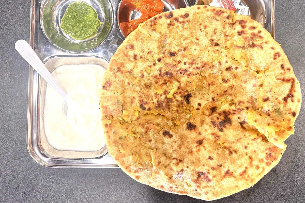 Onion Paratha Tawa