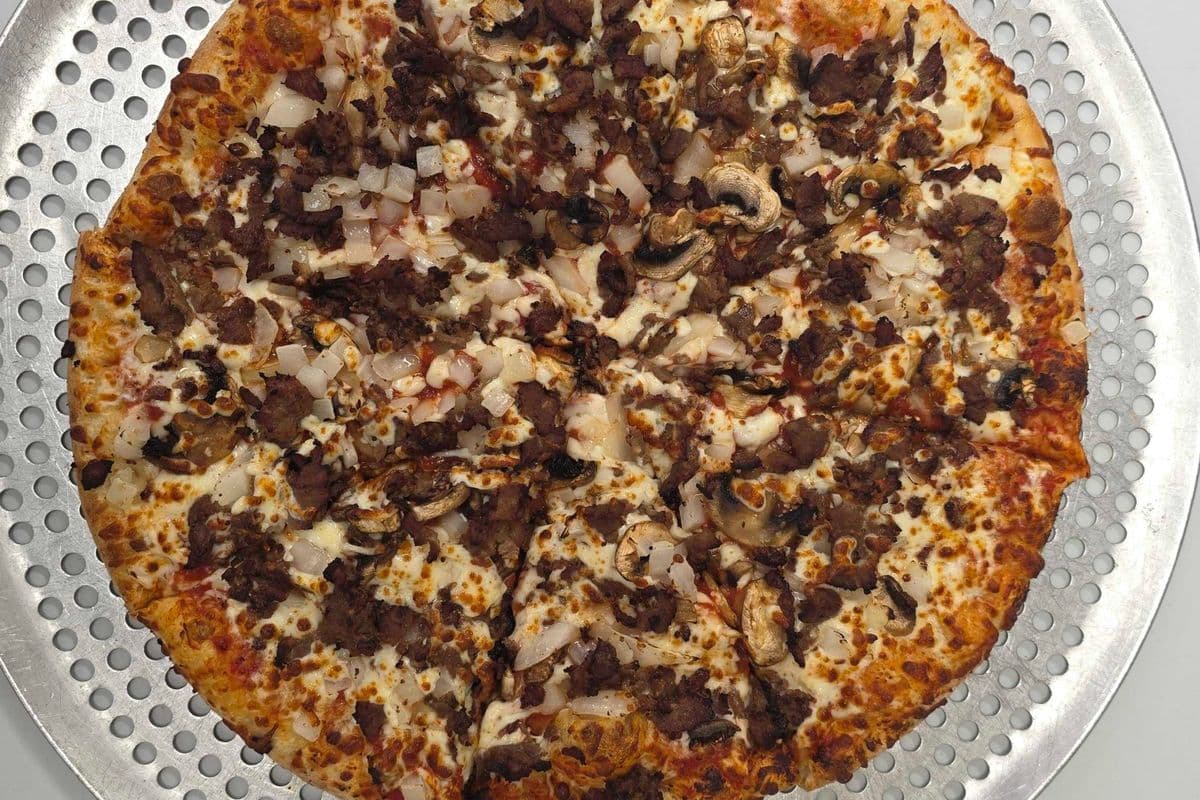 12" Medium Philly Steak Pizza