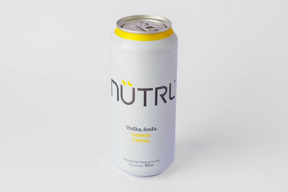 Nutrl Lemon Vodka Soda (1 x 473ml)