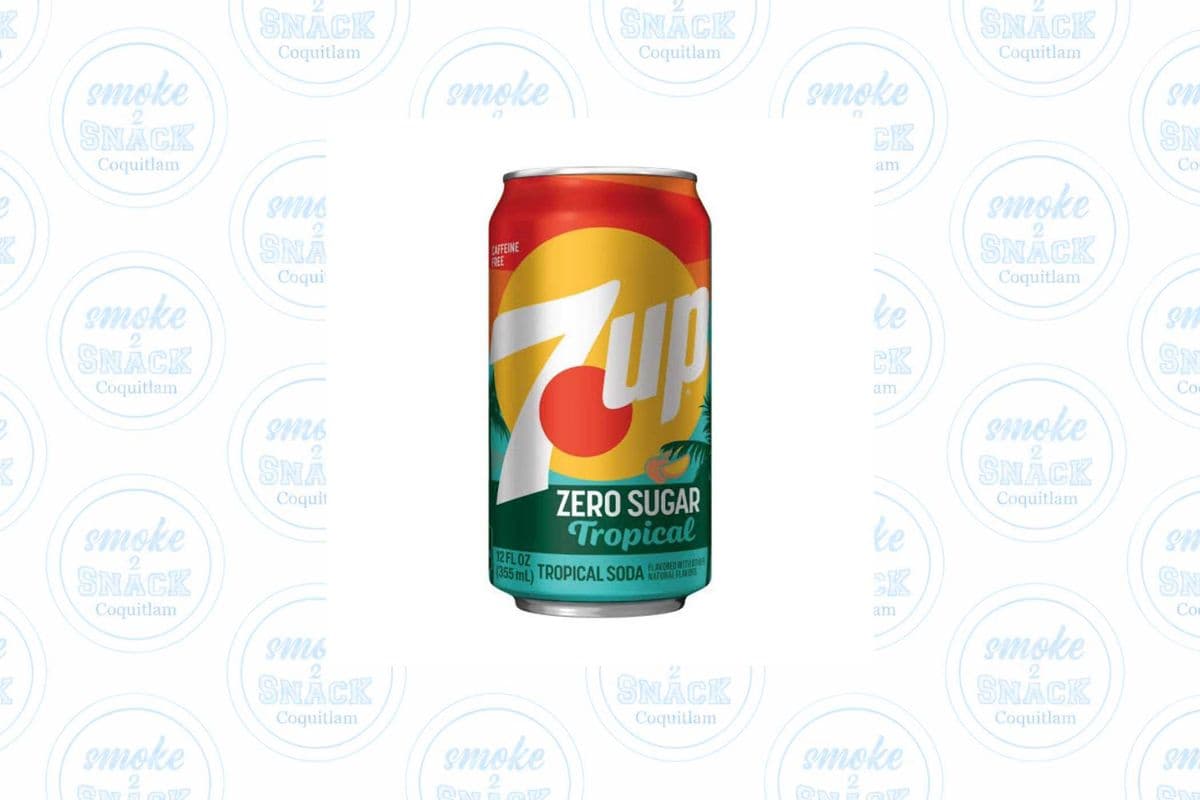 7UP ZERO SUGAR TROPICAL 355ml
