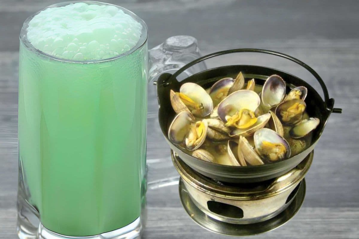 Asari Sakamushi and Drink Combo