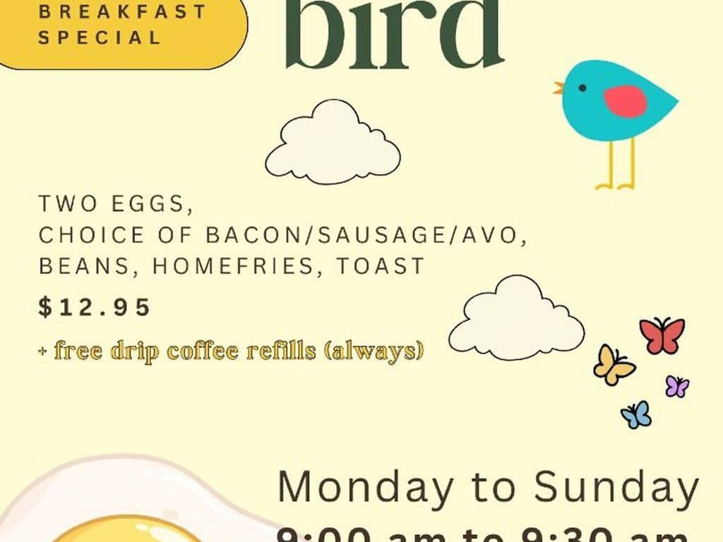 $12.95 Early Bird Special (Dine-In)