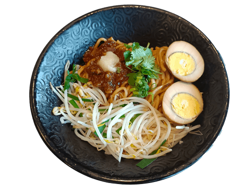 古早味乾拌麵(含滷肉汁🐖) / House Special Dry Noodle(Contains Pork Sauce 🐖)