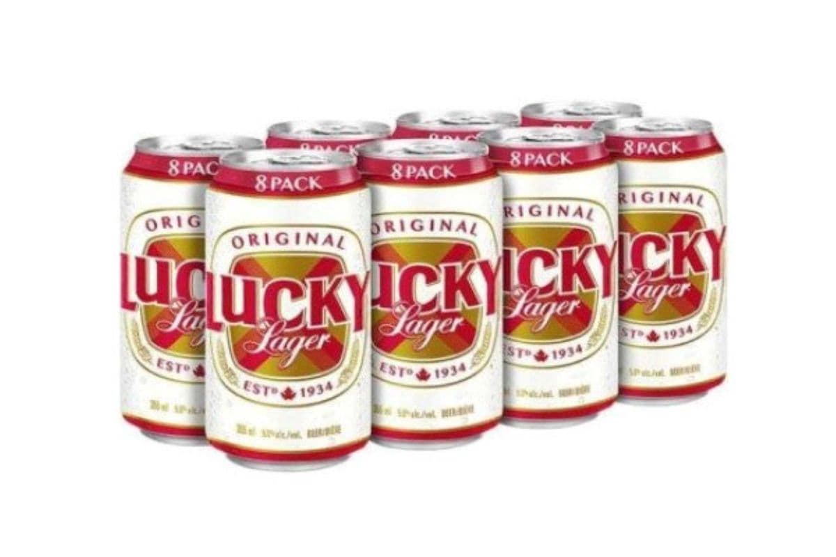 Lucky Lager 8 Cans (8 x 355 ml)