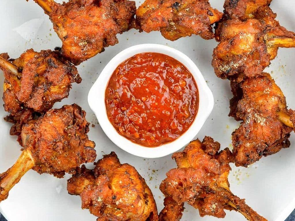 Lollipop poulet / Chicken lollipop