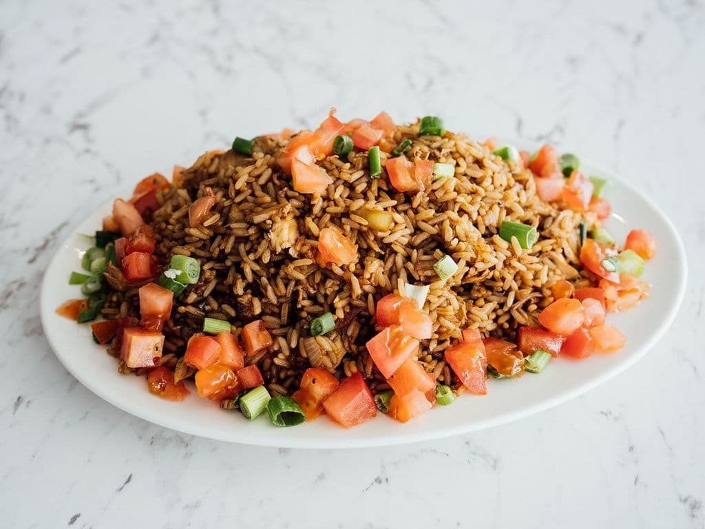 Riz Frit au Poulet