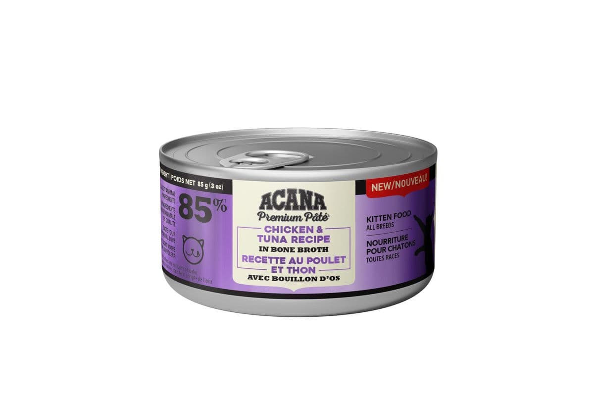 ACANA Premium Pate Chicken & Tuna Recipe in Bone Broth Kitten Wet Cat Food (3 oz)