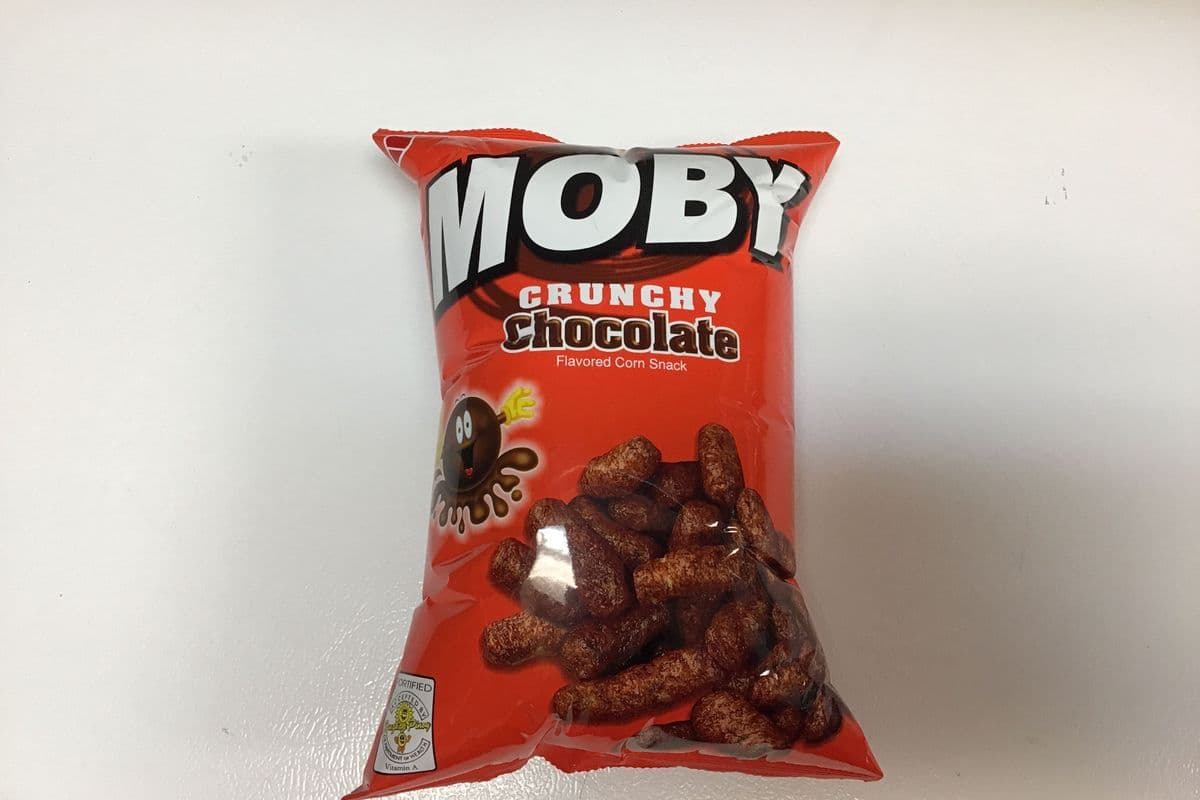 Moby - Crunchy Chocolate Flavored Corn Snacks (90g) (146 Cal)