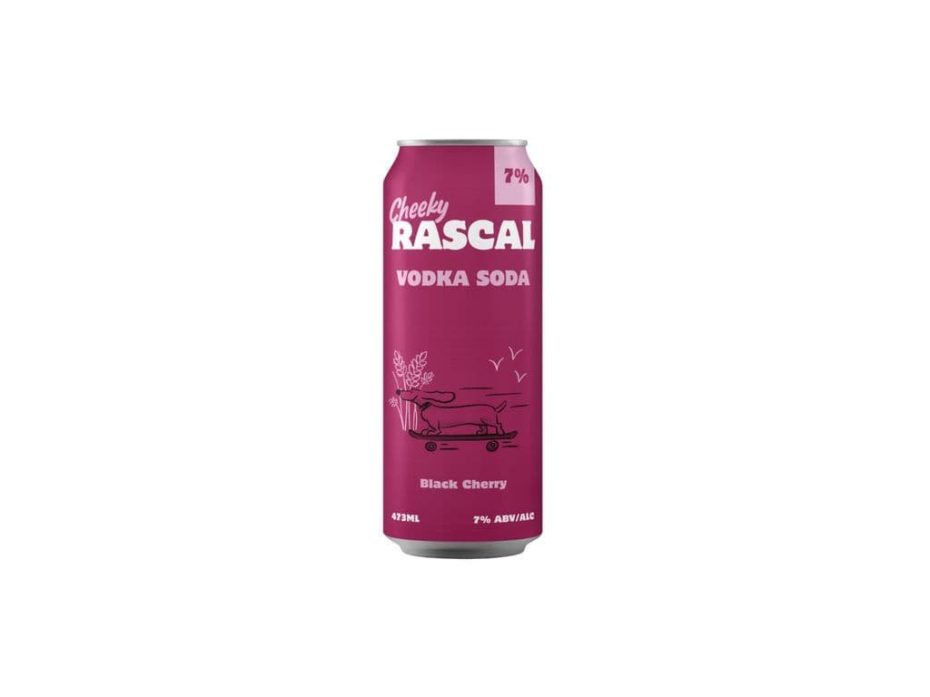 Rascal - Black Cherry Tall Can (473ml)