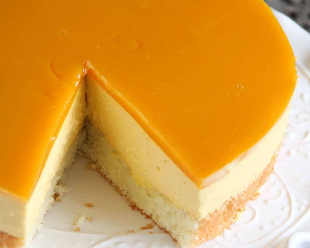 Vegan Mango Cream Whole Cake