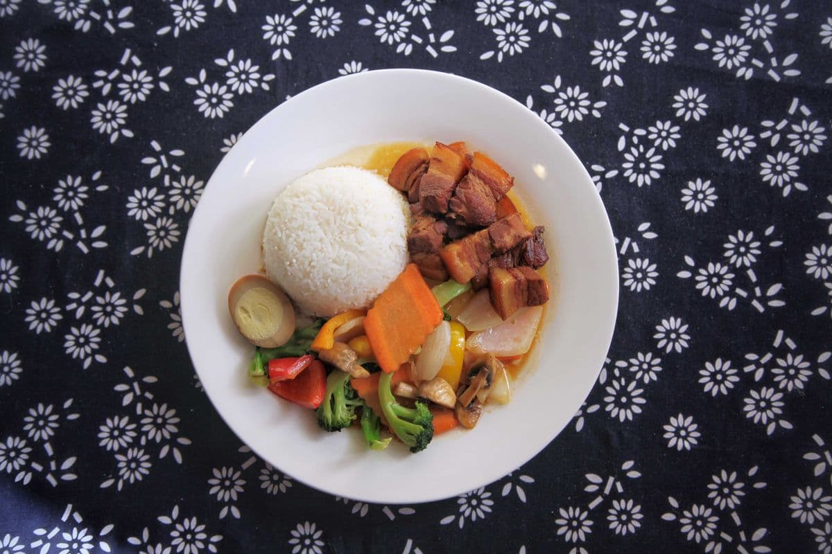 H1. Braised pork belly combo