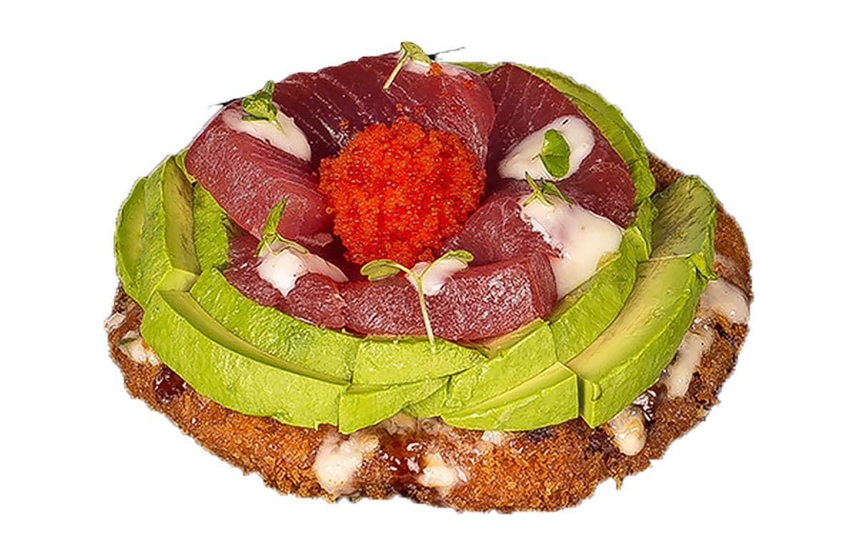 Tuna and Avocado Pizza