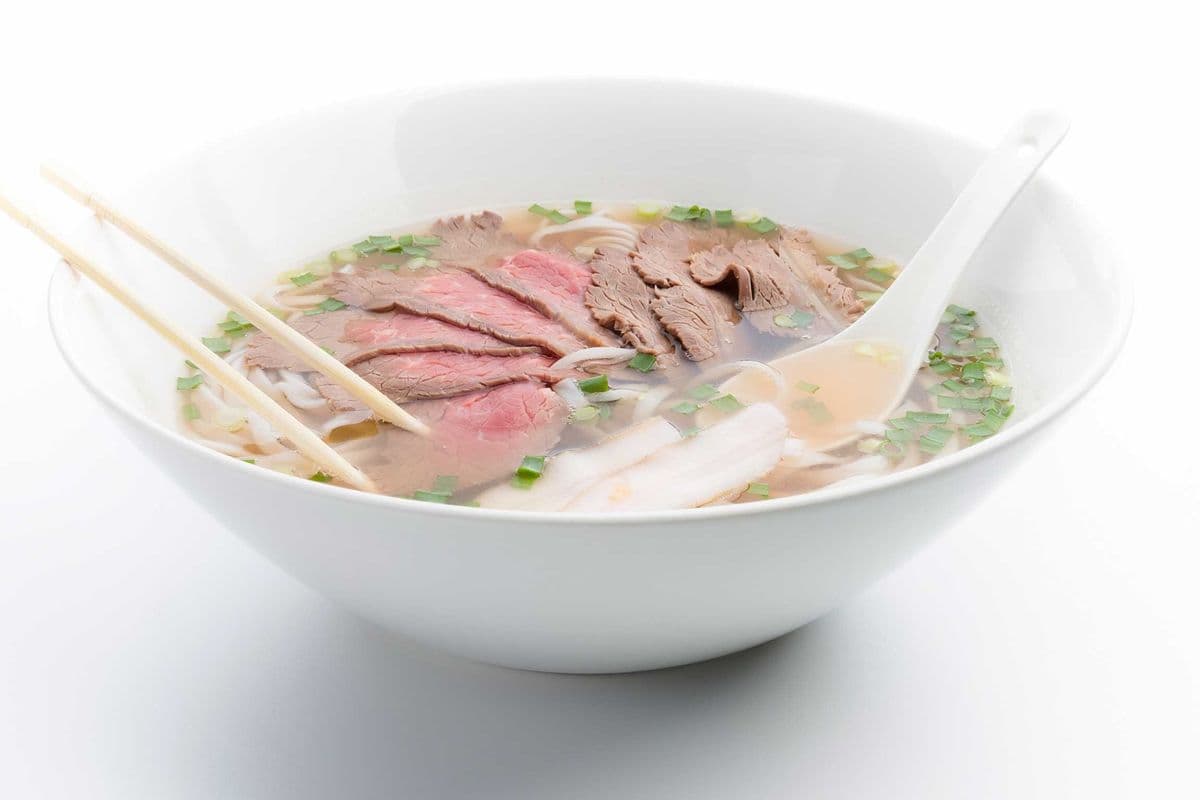 13. Medium Rare Beef with Well-Done Brisket