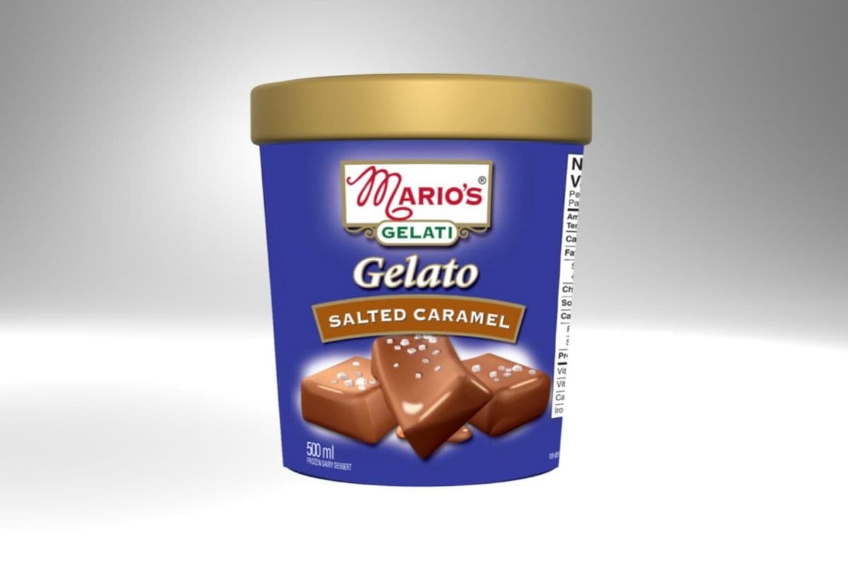 Salted Caramel Gelato (500 ml Tub)