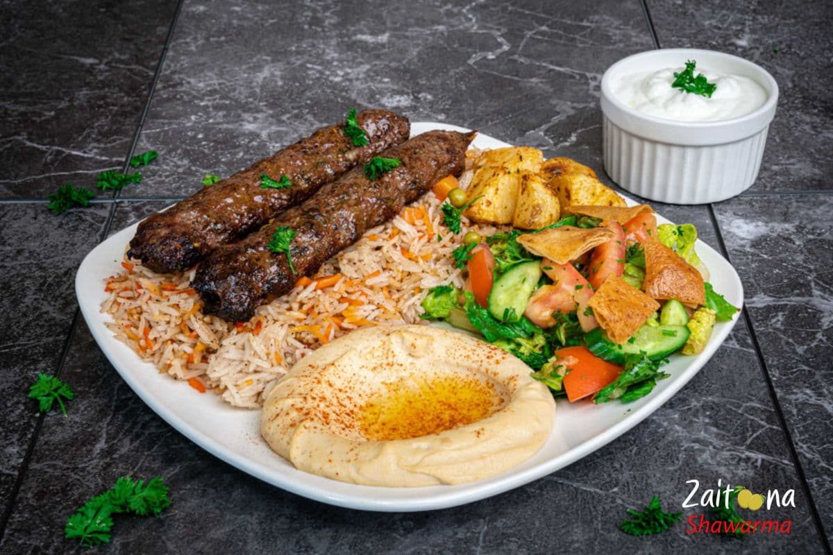 Beef Kabab Platter
