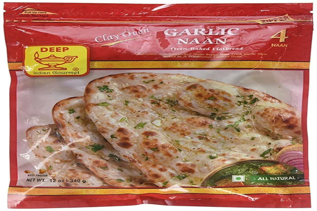 Deep Frozen Naan Garlic (333g)