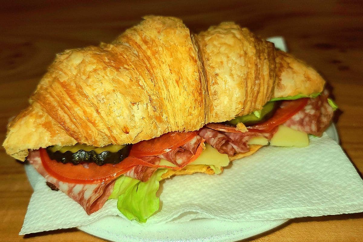 Salami/Cheese Croissant