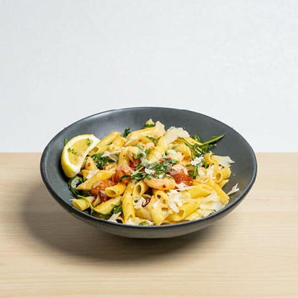 Gluten-Friendly Charred Tomato & Prawn Pasta