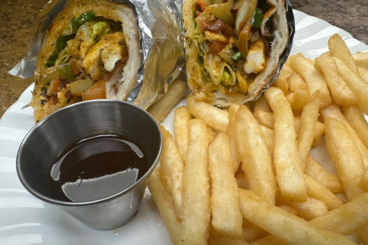 Paneer Kathi Naan Roll