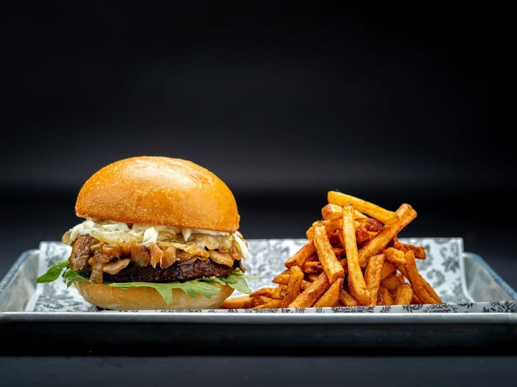 Burger Suisse aux Champignons Vege / Vege Swiss Mushroom Burger