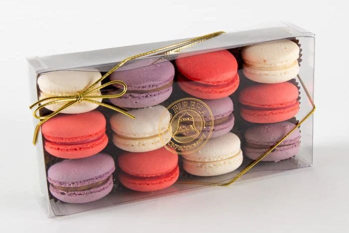 Box of Twelve Pieces Assorted Macarons