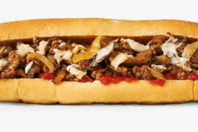 Medium 8" Philly Cheesesteak Sandwich
